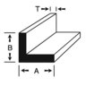6061 T6 Aluminum Angle Rounded Corner, Extruded 1.0000 X 1.0000 X 0.18750 " 6061 T6 Aluminum Angle Rounded Corner, Extruded 1.0000 X 1.0000 X 0.18750 "